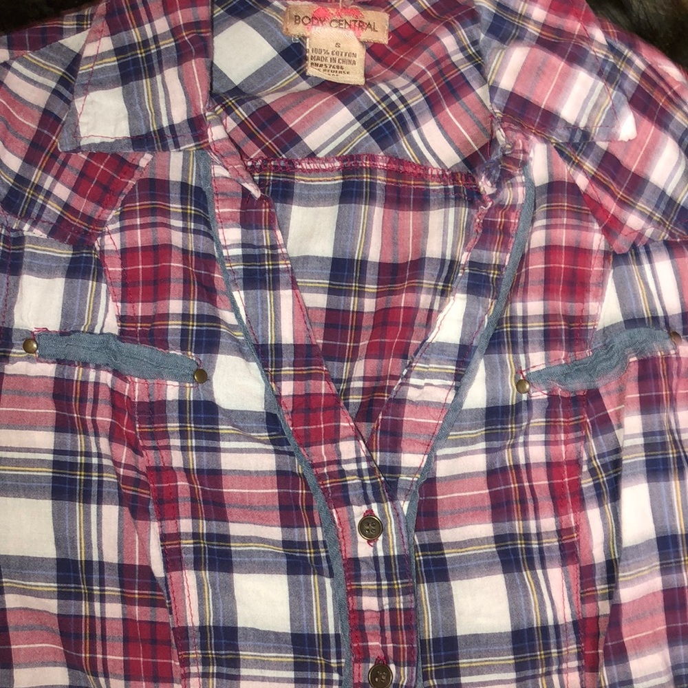 Plaid button down - Picture 2 of 2